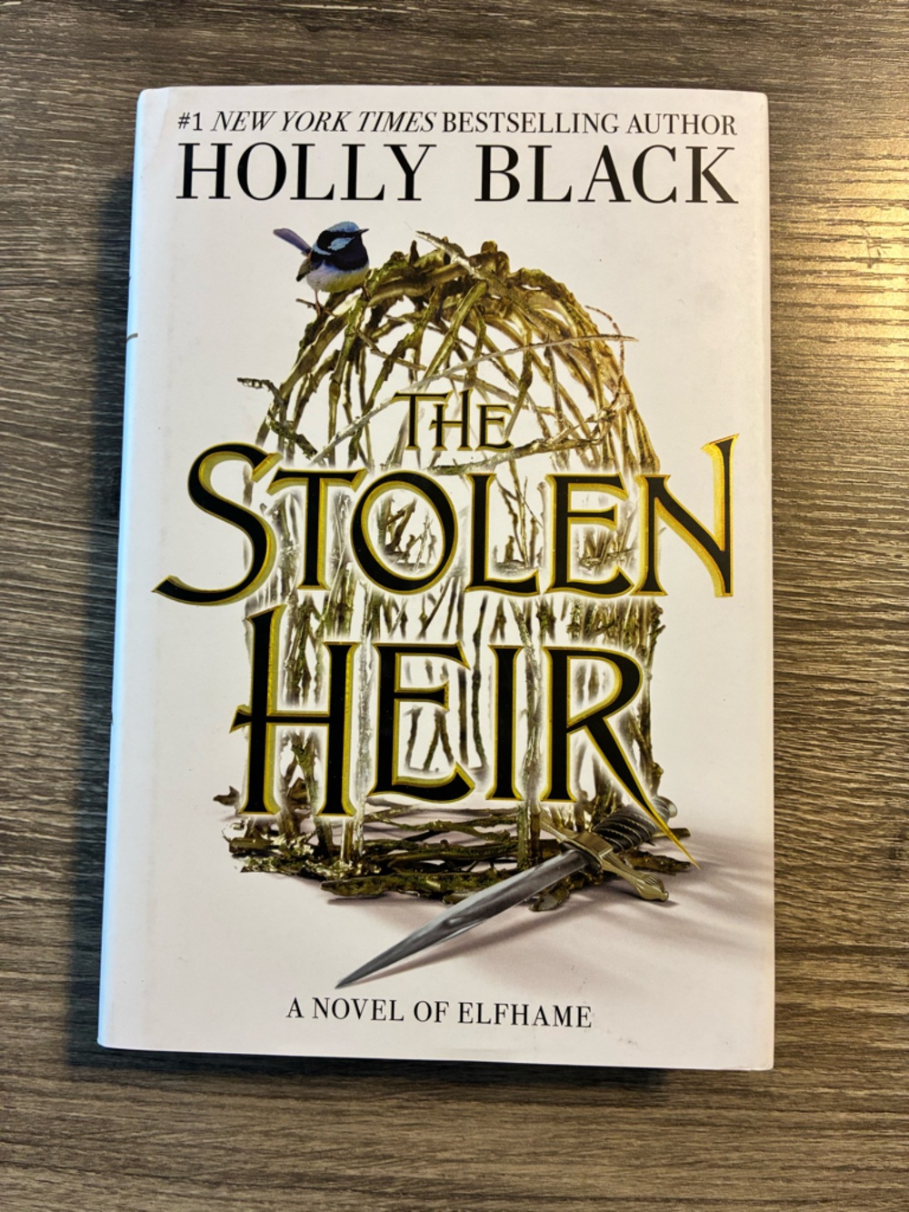 The Stolen Heir Hardcover Book - White & Gold